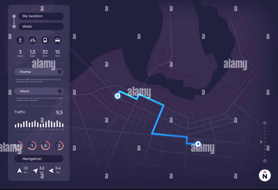 Real-time Project Location Map